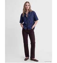LCW Jeans Mürdüm Crop Flare Kadın Jean Pantolon