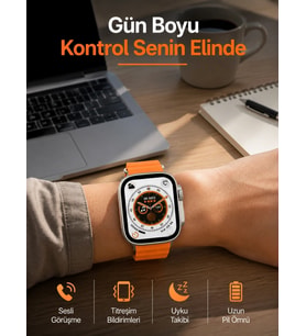 Akıllı Saat Gps Özelliği Bildirim Görme Adımsayar Sesli Görüşme Yapabilen Yeni Nesil