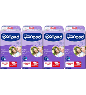 Canped Hasta Yatak Koruyucu Örtü Extra 80*180CM (XL) 40 Adet (4PK*10)