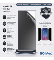 SChitec NUBIA Z60 Ultra （Leading Edition） Uyumlu Ön Yüzey Hayalet Privacy Hidrojel Ekran Koruyucu