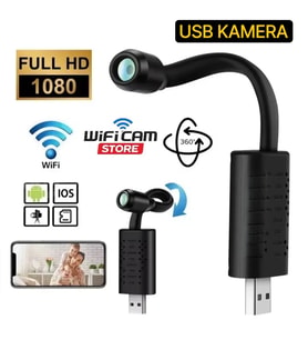 V380 Mini Wifi USB Kamera Esnek Tasarım