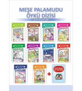 Ata 4.Sınıflar İçin Meşe Palamudu Öykü Dizisi+Kitap Okuma Not Defteri (Beyaz)