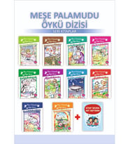 Ata 4.Sınıflar İçin Meşe Palamudu Öykü Dizisi+Kitap Okuma Not Defteri (Beyaz)