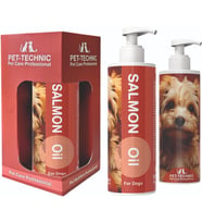 Salmon Oil Dog, Köpekler için Somon Yağı, Omega 3 & 6 İçerikli Tamamlayıcı Yem, Sıvı Form, 100 ml