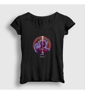 Presmono Kadın Siyah Lateralus Tool T-Shirt 178047tt