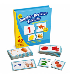 1444 EĞLENCELİ BUL SAYILAR RENKLER ŞEKİLLER