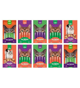 Kiwi Yammies Karışık Sıvı Kedi Ödül Maması*10 Paket