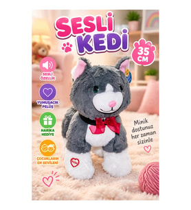 FK-2205 SESLİ KEDİ 35CM