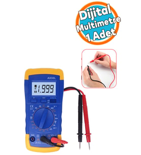 Pens Amper Metre Dijital Voltaj DC Alternatif Akım Ölçme