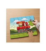 Trendeki Çocuk Tasarımlı 24 Parça Ahşap Çocuk Puzzle MPK0124