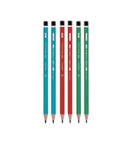 Faber-Castell Köşeli Mercanlı Kurşun Kalem