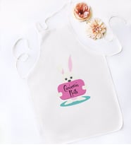BK Gift Kişiye Özel Paskalya Bayramı Beyaz Mutfak Önlüğü-2