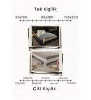 Lotus X New Model Masif Ahşap Karyola Kolay Kurulum Fırınlanmış İthal Sibirya Çamı 140x190 Yatak Uyumlu