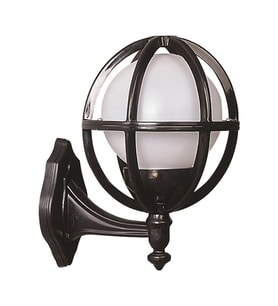 AVONNI BAP-68080-BSY-M7-OP Siyah Boyalı Dış Mekan Aydınlatma E27 ABS Polietilen Cam 24x20cm