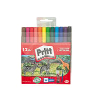 Pritt Keçeli Kalem 12 Renk 1687976 8961 8978 (Çok Renkli)