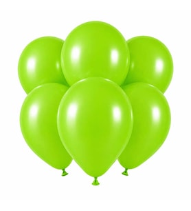 Açık Yeşil Renk Lateks Pastel Balon (30 cm) - 6 Adet