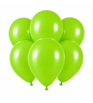 Açık Yeşil Renk Lateks Pastel Balon (30 cm) - 6 Adet
