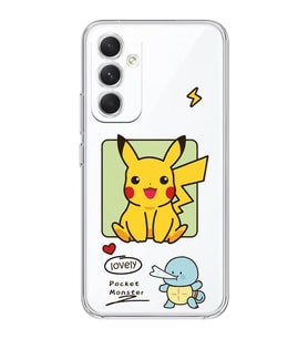 Samsung Galaxy A24 Uyumlu Pokemon Pikachu Tasarımlı Şeffaf Telefon Kılıfı