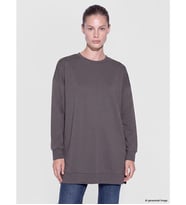 LC WAIKIKI Gri Soft Touch Kadın Sweatshirt Tunik