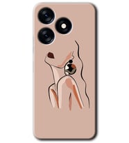 Tecno Spark 10 4G Kılıf HD Desen Baskılı Kılıf - Çizim Silüet