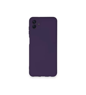 Galaxy A04 Kılıf Nano içi Kadife Silikon - Mor