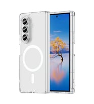 Galaxy Z Fold 7 Kılıf Magneticsafe Şeffaf Silikon - Şeffaf
