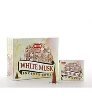 White Musk Aromalı Konik Tütsü