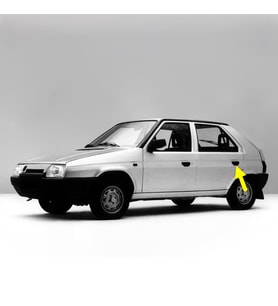 Skoda Favorit 1988-1995 Sol Arka Kapı Dış Açma Kolu 115988104