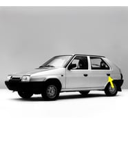 Skoda Favorit 1988-1995 Sol Arka Kapı Dış Açma Kolu 115988104