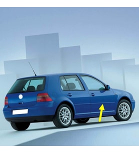 VW Golf 4 1998-2004 Sağ Ön Kapı Çıtası Boyanır Tip 1J4853516G