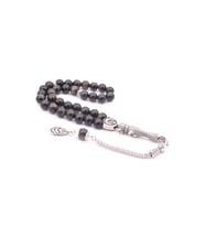 Hakiki Doğal Rainbow Obsidyen Taşı Tesbih 8 Mm