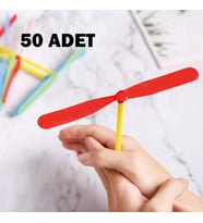 Nostaljik El Pervane Oyuncağı 50 Adet