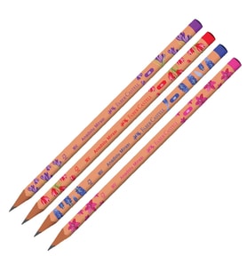 FABER CASTELL ANADOLU MİRASI ÇİÇEKLİ YUVARLAK KURŞUN KALEM 2B - TEKLİ