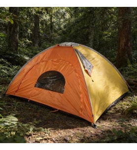 4 Kişilik Yarı Otomatik Kamp Çadırı – Suya Dayanıklı, Hızlı Kurulumlu Outdoor Aile Çadırı, Doğa, Kamp ve Piknik 200x200x135 cm (5343)