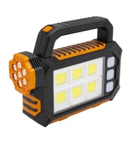 Ayt Powermaster 3 Modlu 6 Cob Ledli Taşınabilir Solar Güneş Enerjili Kamp Lambası Led El Feneri Işıldak Aydınlatma