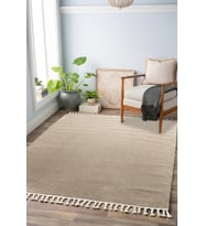Bej Renkli Soft Iskandinav Peluş Dokulu Makine Halısı