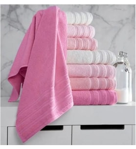 Hobby Rainbow 70X140 4´lü Havlu Seti Pembe (STD)