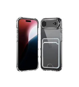 Apple İphone 17 Air Kart Şeffaf Silikon - Şeffaf