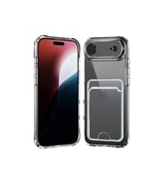Apple İphone 17 Air Kart Şeffaf Silikon - Şeffaf