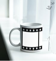 Kişiye Özel Üç Fotoğraf Baskılı Film Şeridi Kupa Bardak No:X003