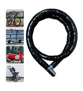 Dayanıklı Motor Bisiklet Kilidi 22 mm Çelik Halat 100 cm Uzunluk