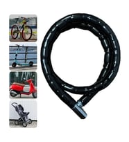 Dayanıklı Motor Bisiklet Kilidi 22 mm Çelik Halat 100 cm Uzunluk