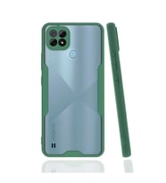 Realme C21 Kılıf Platin Silikon - Yeşil