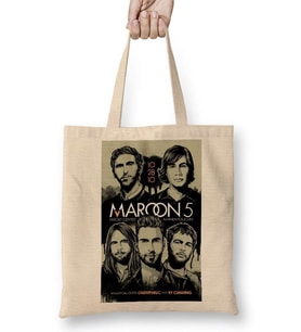Maroon 5 Bez Çanta Uzun Saplı