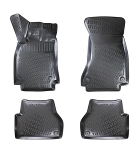 Rizline 3D Oto Paspas Siyah Renk Audi A4 B8 2008 - 2016 ile uyumlu