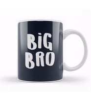 Brother Big Bro Slogan Kupa Bardak Porselen