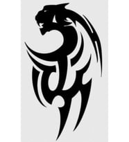 Kaplan Tasarım Oto Sticker Siyah