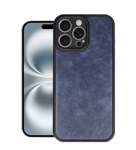 iPhone 16 Pro Kılıf Aras Deri Kapak - Lacivert