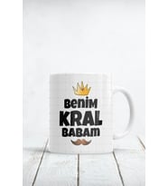 Benim Kral Babam Baskılı Kupa Bardak