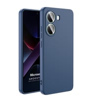 Microsonic Xiaomi Poco X7 Pro Kılıf Groovy Soft Lacivert (Lacivert)